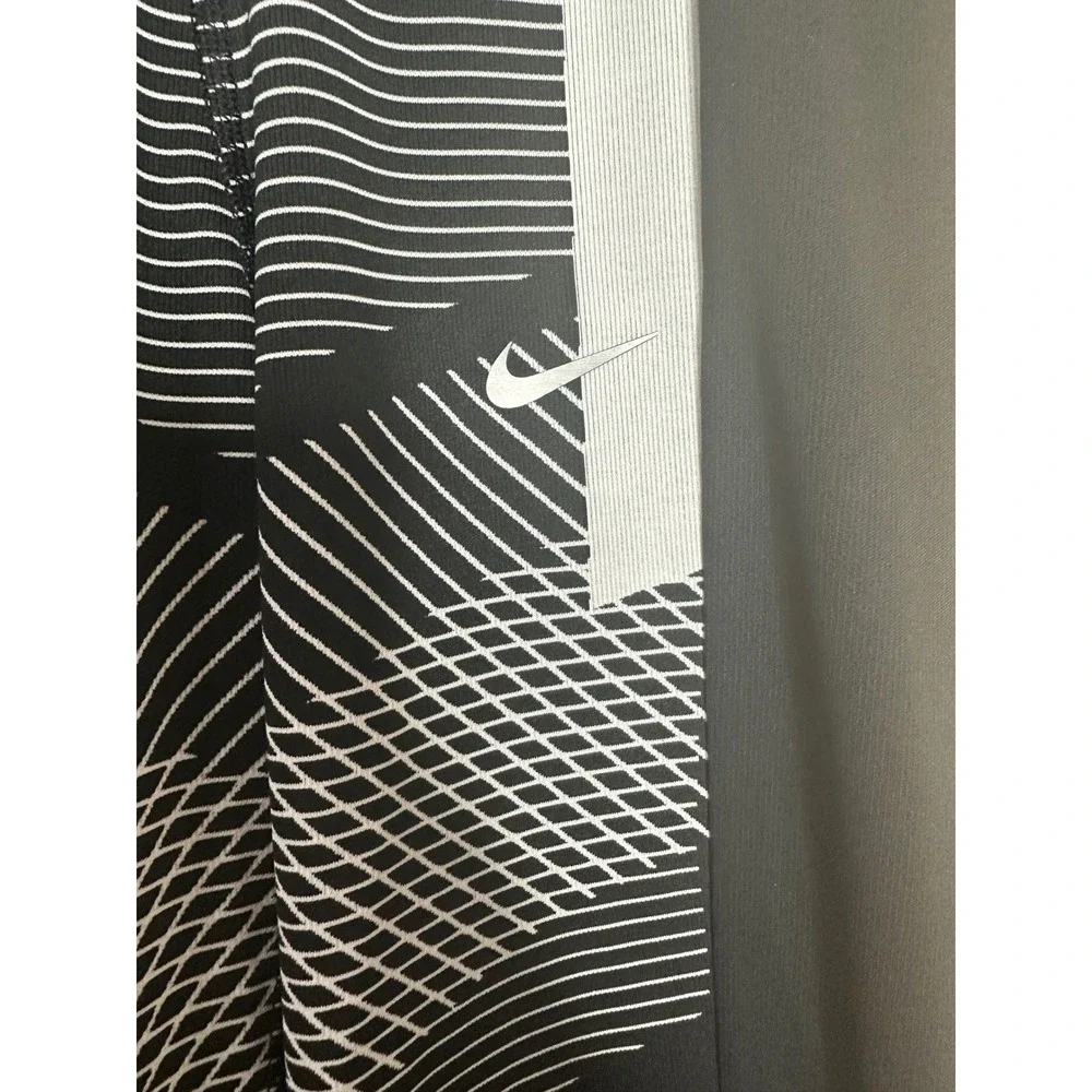 NIKE PRO Black‎ & White Dri Fit Engineered Training Pants CU5770-010 Women's XS